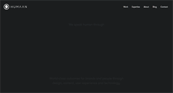 Desktop Screenshot of humaan.com